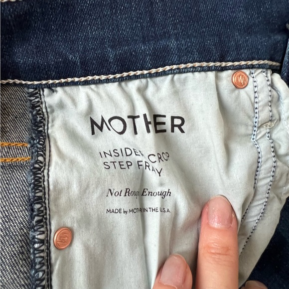 LIKE NEW! Mother Insider Crop Step Fray - Not Rough Enough - Picture 8 of 16